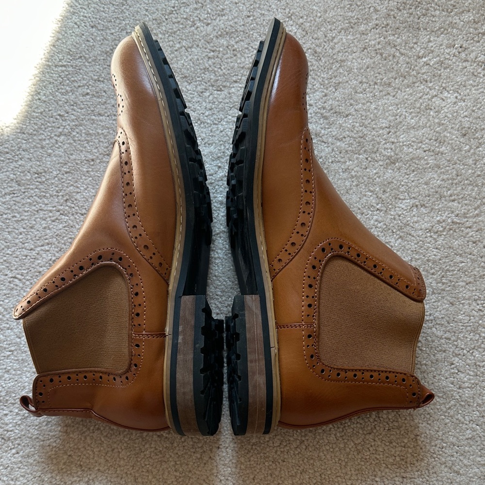 Bruno Marc Men's Leather Boots